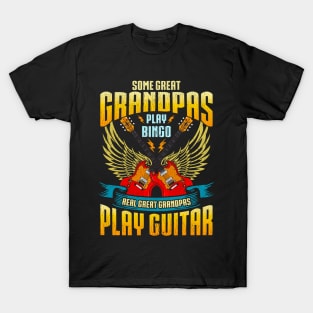 Great Grandpas Guitar Guitarist Gifts T-Shirt
